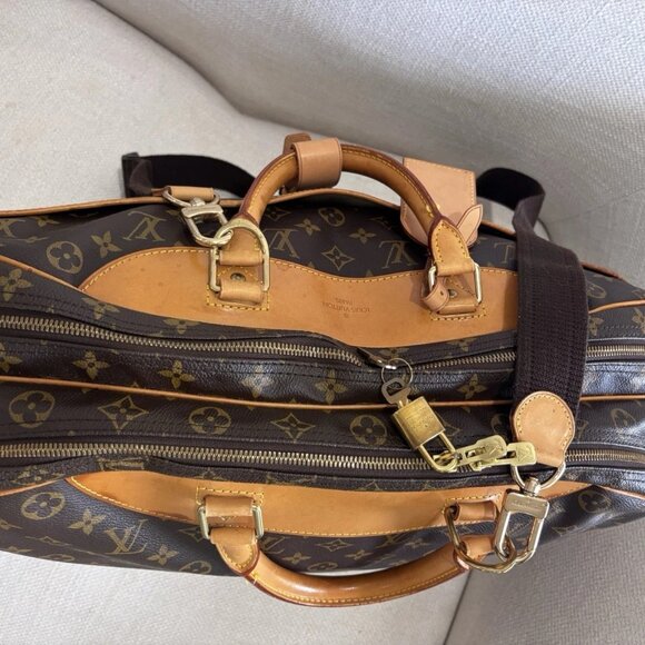 Authentic Louis Vuitton Alize 24 travel suitcase with strap weekend bag - Picture 8 of 12